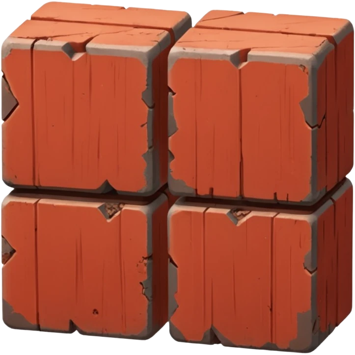 only two Bricks like one in left one in left one in right both close emoji