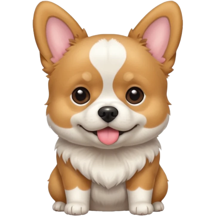 Can you do a mix of a Maltese, Pomerian, French Bulldog and Corgi emoji