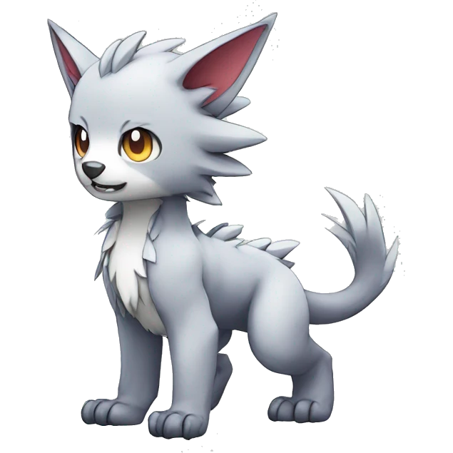  kawaii cool edgy Digimon-Fakemon-animal full body emoji