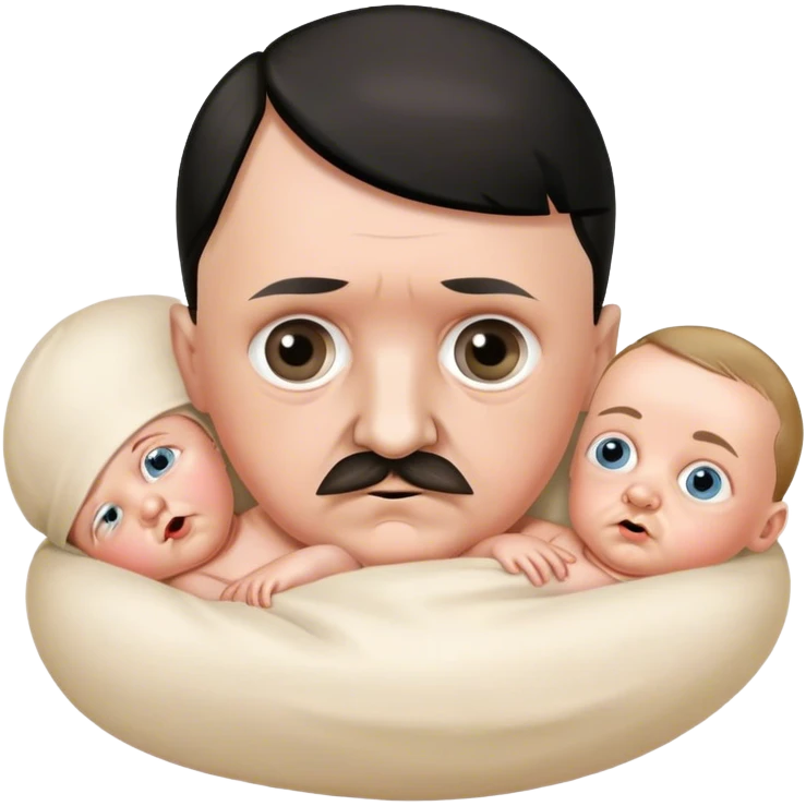 Adolf Hitler foetus cute emoji
