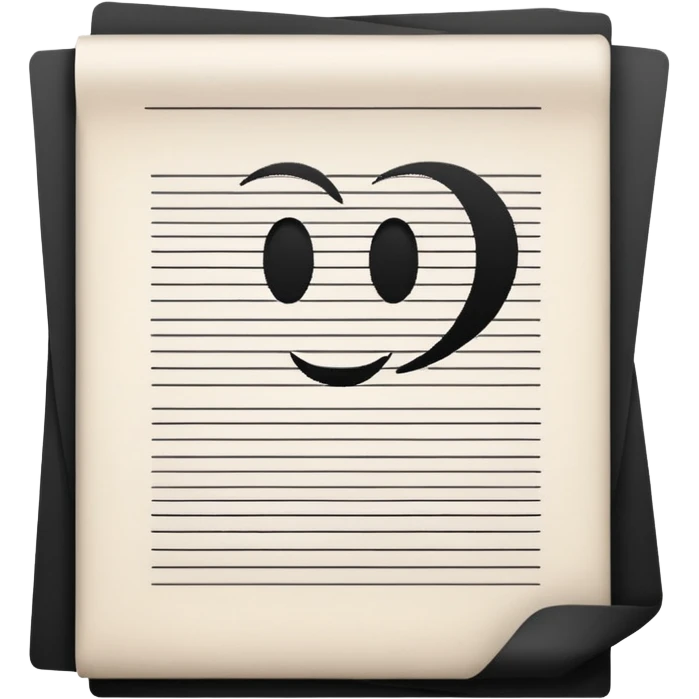 a screenplay manuscript  emoji
