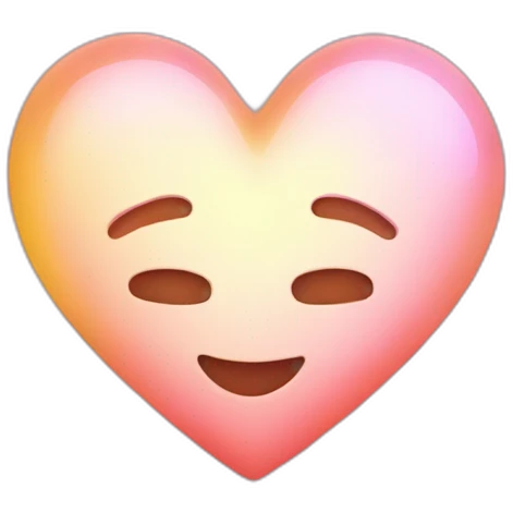 glow heart emoji