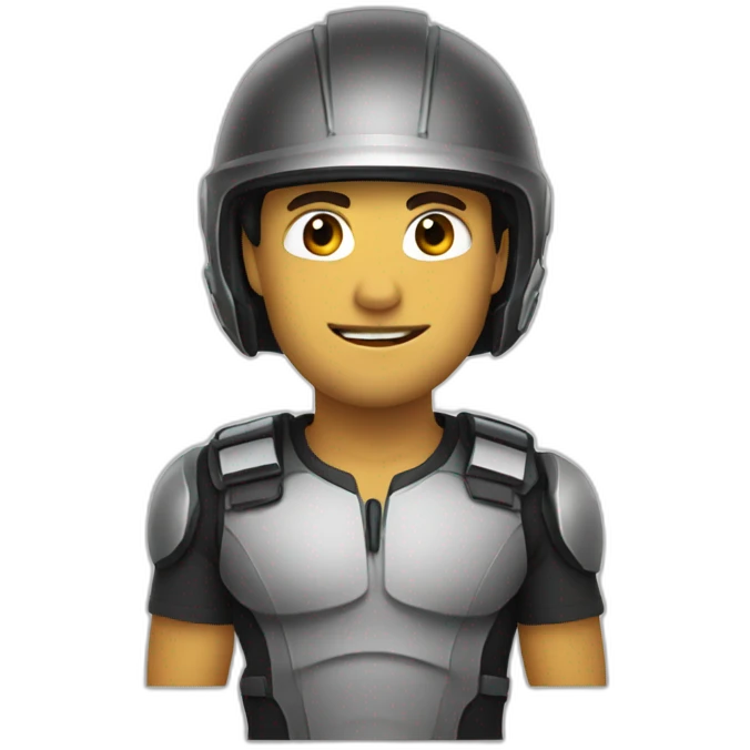 Guys in helmet emoji