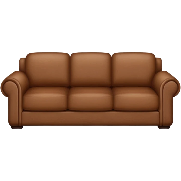 brown Aesthetic Couch Modern sofa emoji