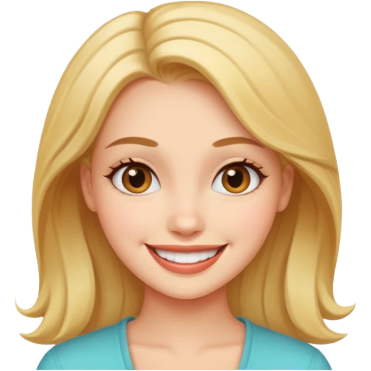 Flirty cute emoji