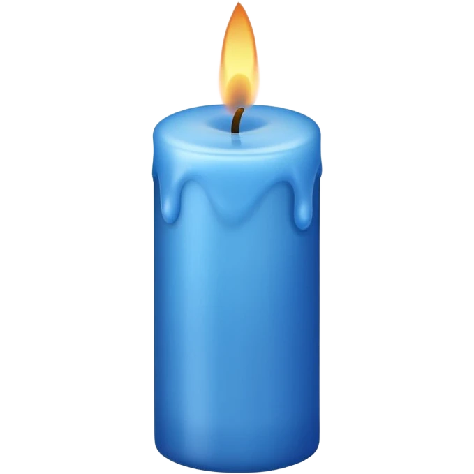 Blue candle emoji  emoji