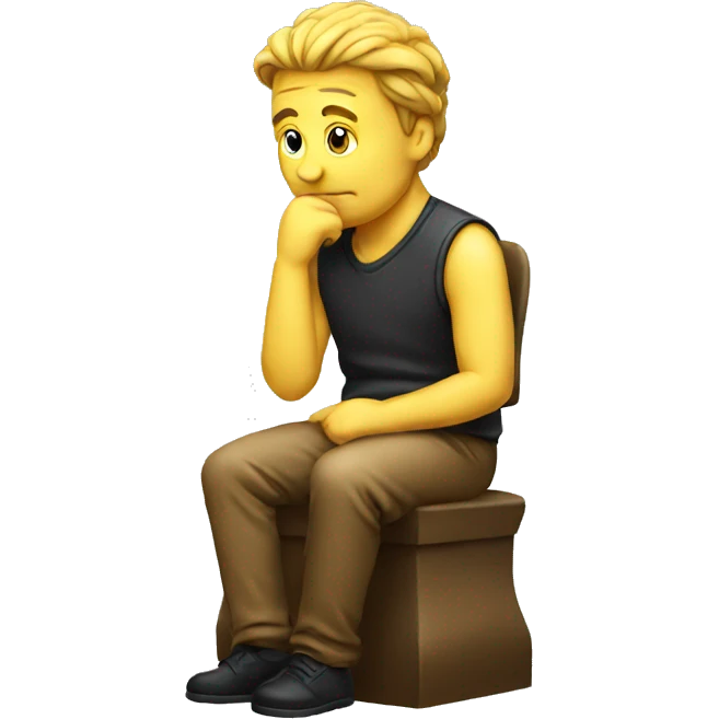 thinker emoji