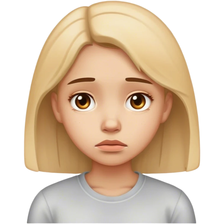 girl with no MONEY emoji