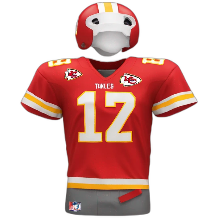 talyor swift in KC Chiefs Jersey emoji