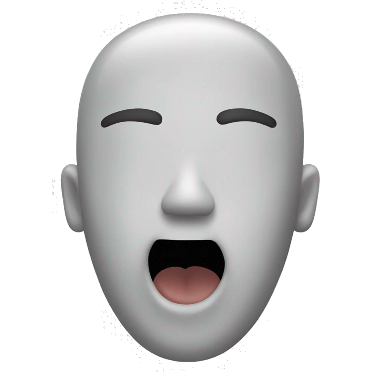 man’s head popping out of toilet emoji