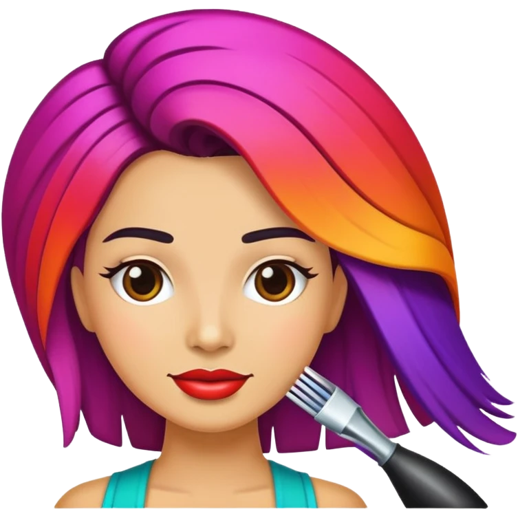 Hispanic hair salon emoji