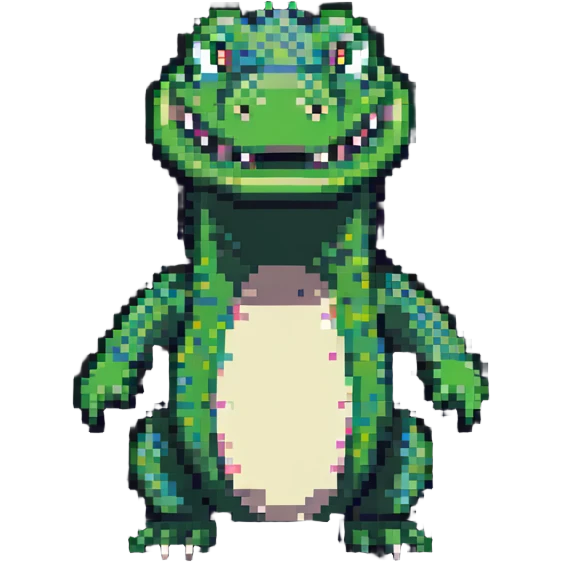 detailed crocodile emoji