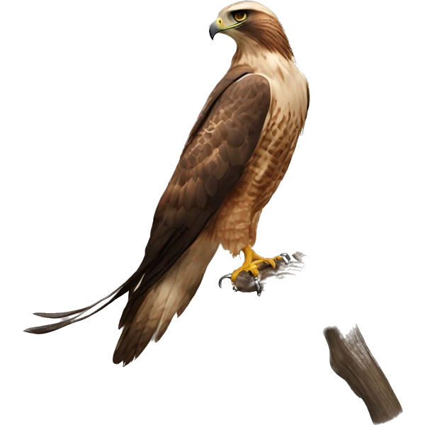 Hawk spitting emoji