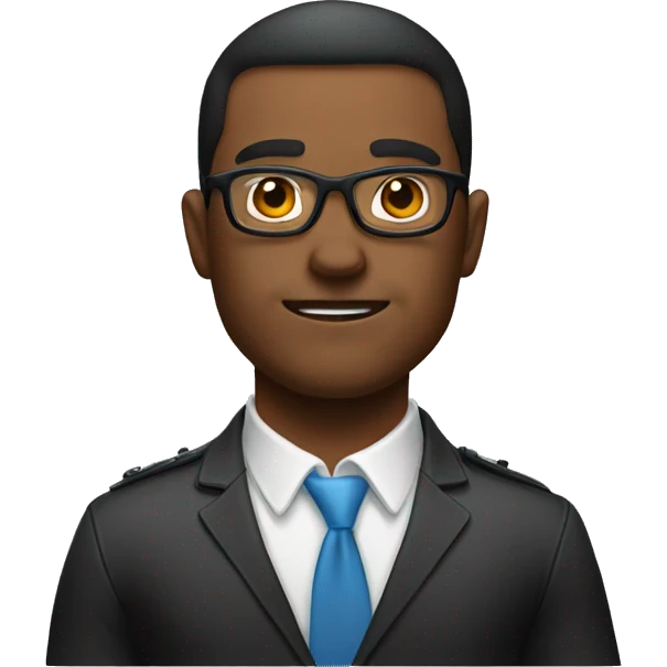 muscular male with glasses emoji emoji