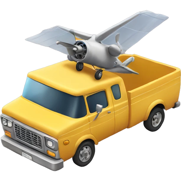 Flying truck emoji