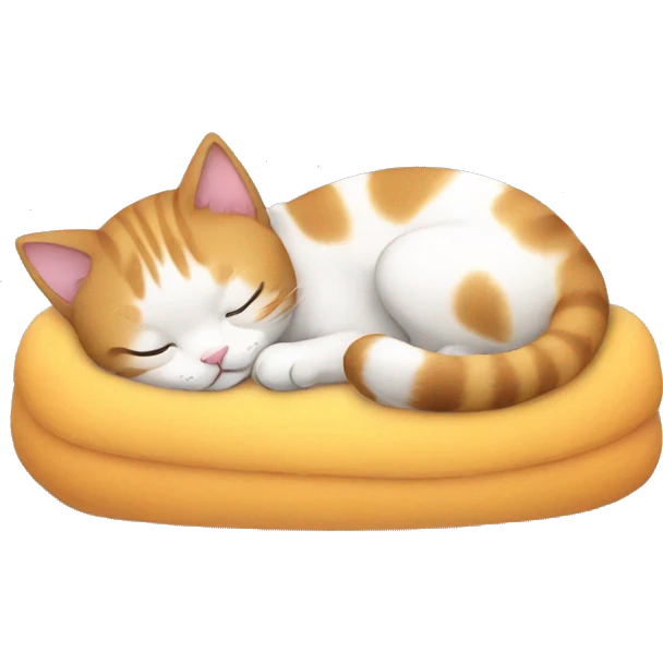 CUTE CAT SLEEPING emoji