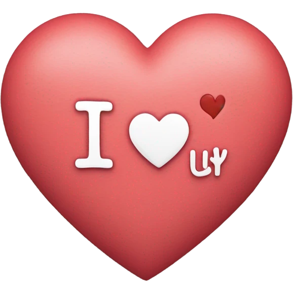 I love you heart emoji