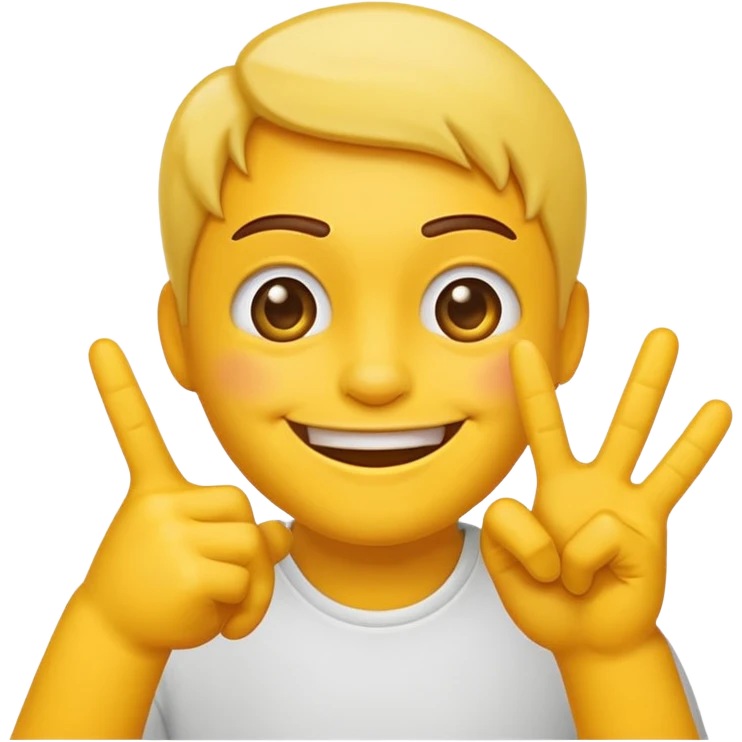 iOS sticker emoji throwing up IGD gang signs  emoji