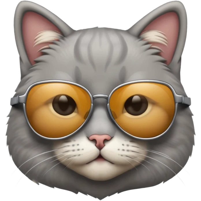 Cat wearing sunglasses emoji