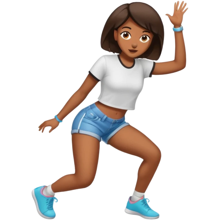 Girl twerking  emoji