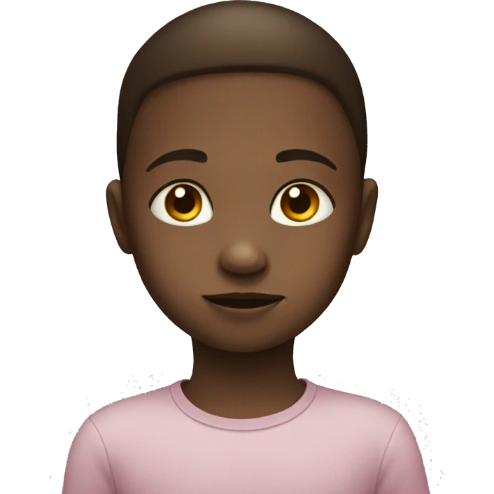 child showing empathy in face emoji