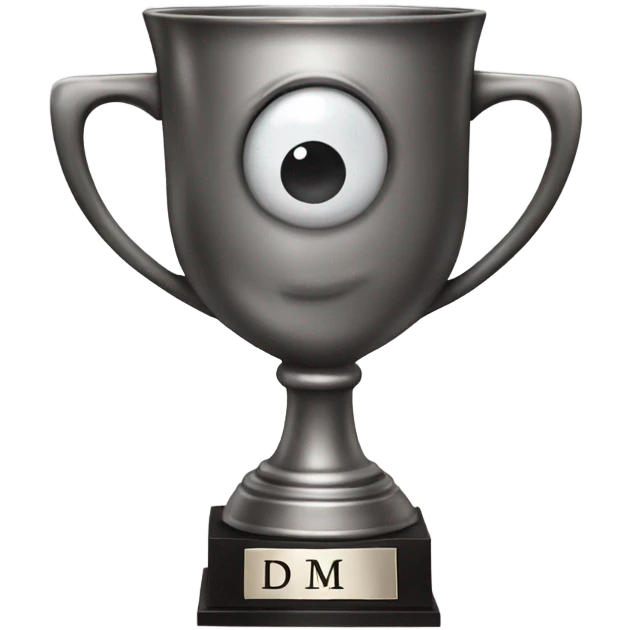 Goblet first place with name DTM emoji