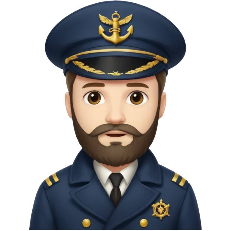 bearded fish ship captain emoji
