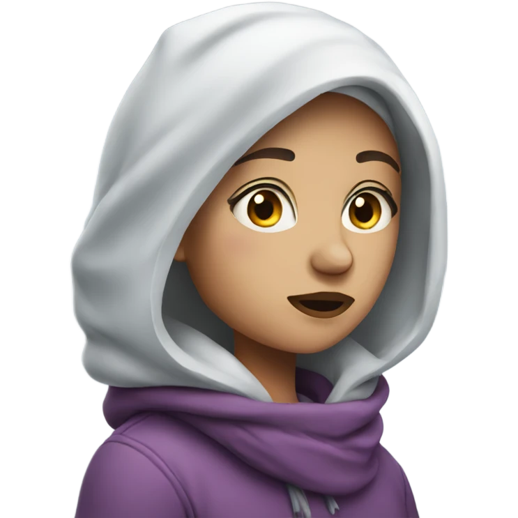 Cold girl emoji