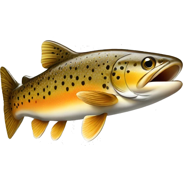 Brown trout  emoji