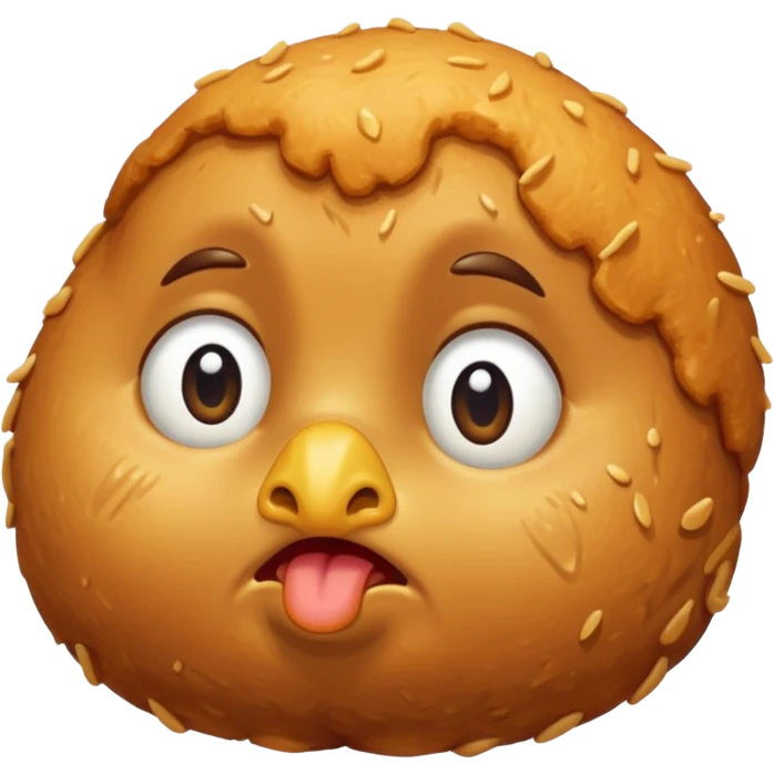 Плачущий наггетс emoji