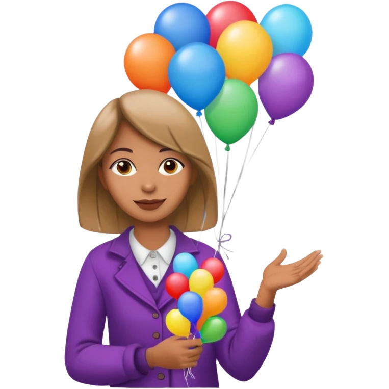 Street Balloon Seller woman  emoji
