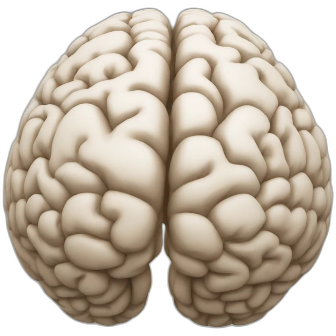Upperview Brain emoji