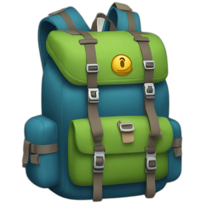backpacking emoji