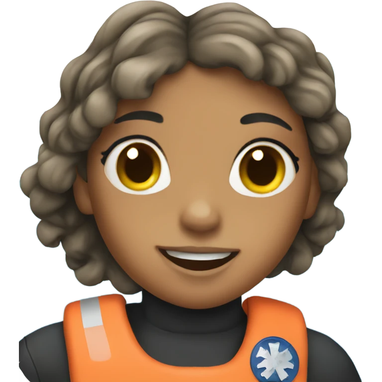 Water rescue girl  emoji