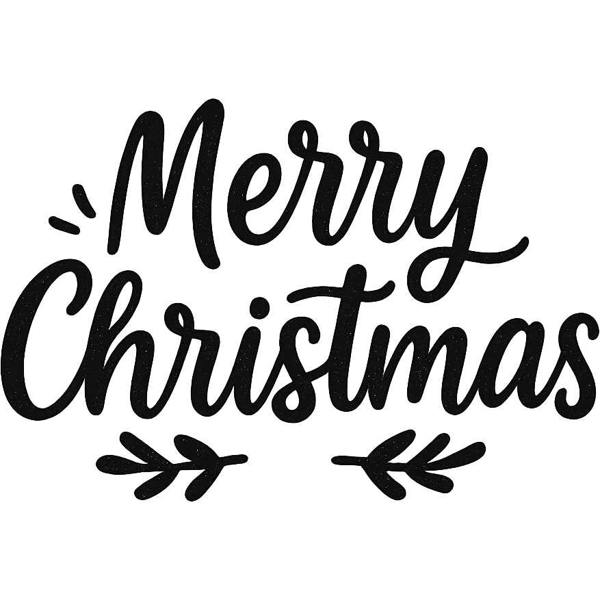 Merry Christmas  text , remove background emoji