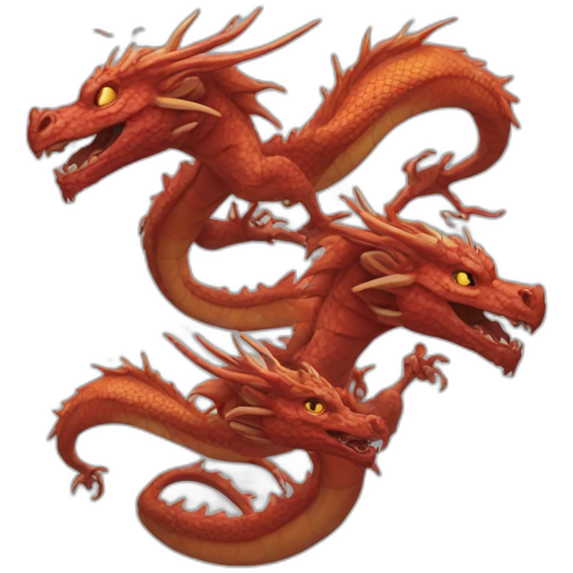 three-head-dragon emoji