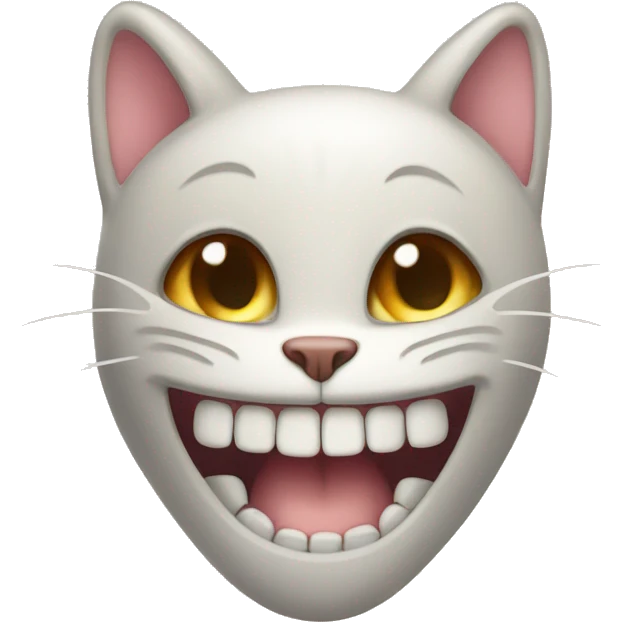 Tooth cat emoji