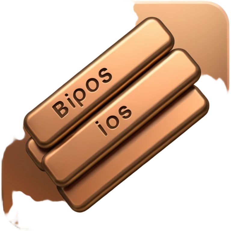 bronze bars, bronze text emoji