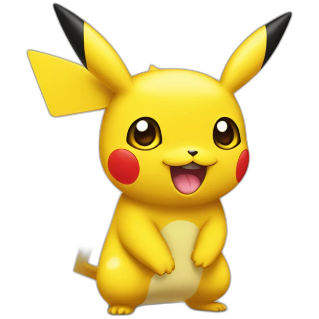 Pickachu pokemon emoji