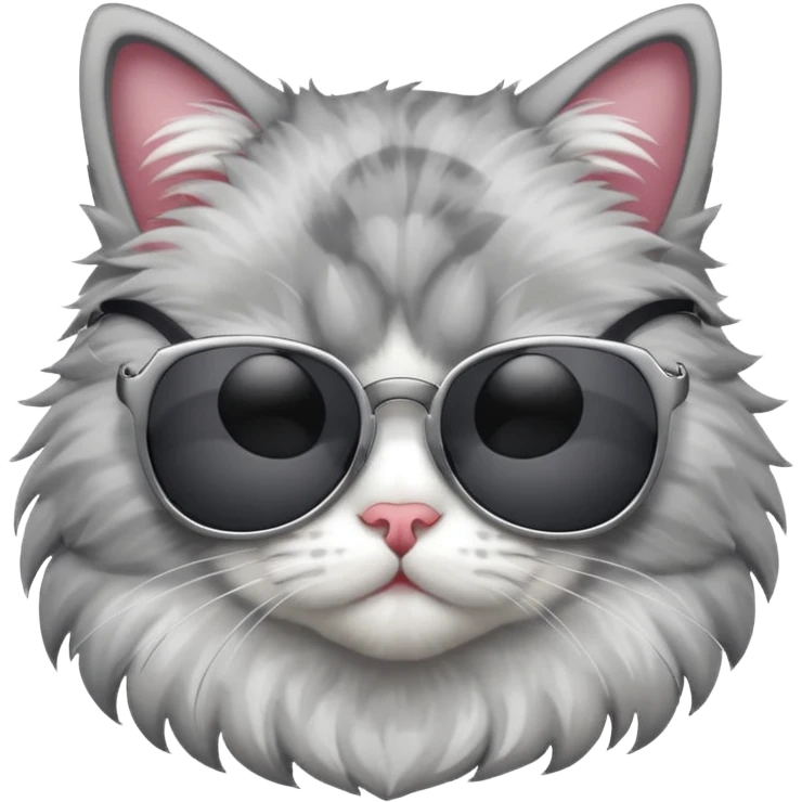 Cat wearing sunglasses emoji