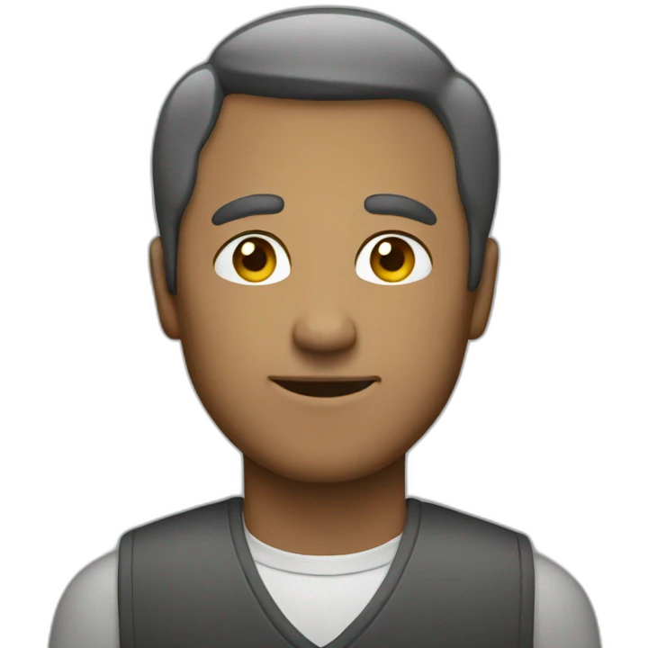 man keyboard type emoji