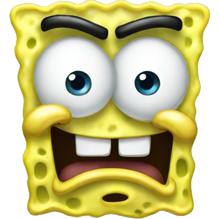 angry SpongeBob emoji