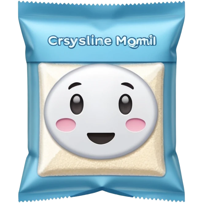 White sugar in package emoji