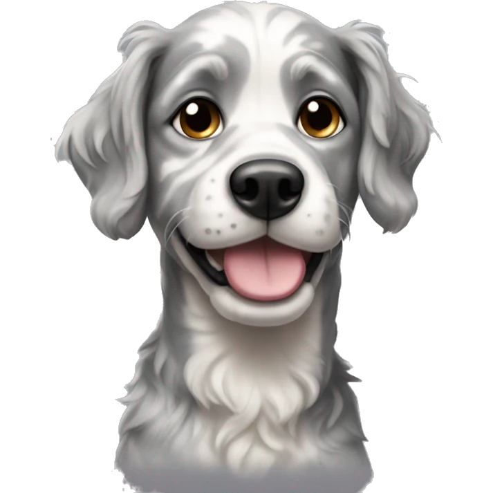 Dog doodle merle  emoji