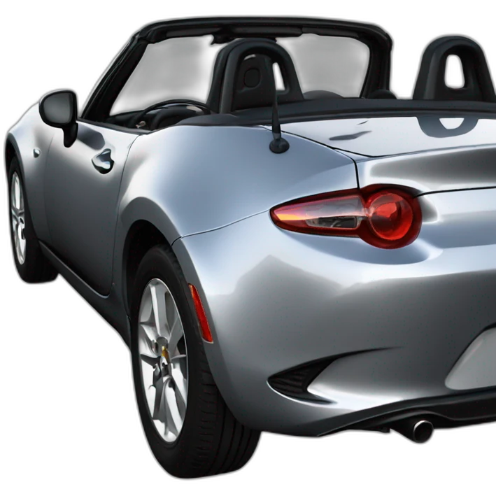 Mazda mx5 grise na emoji