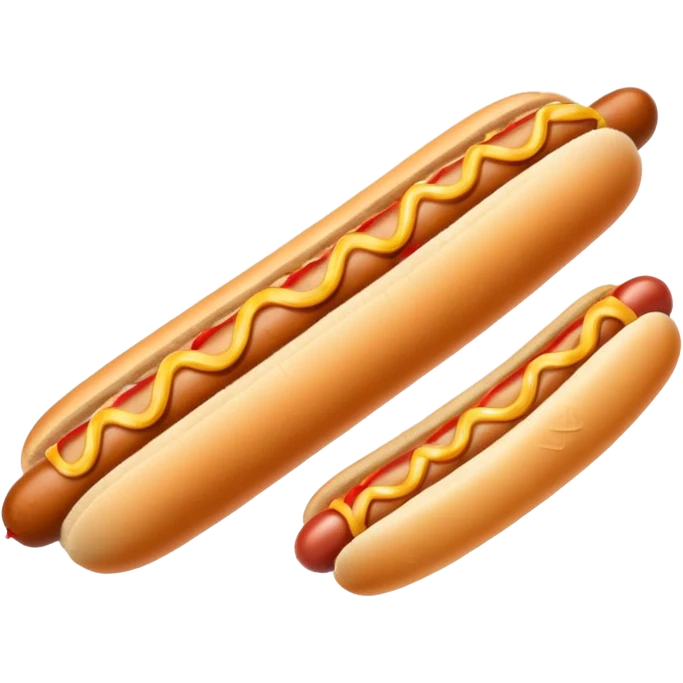 hot dog with french fries and ketchup emoji