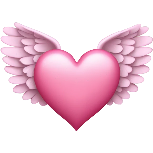 pink heart with wings emoji