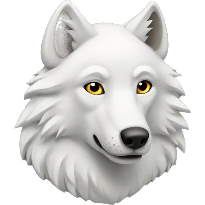 white wolf emoji