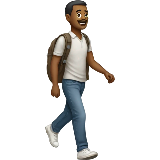 walking going emoji