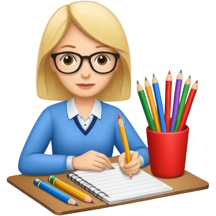 Sticker “teacher planning day” emoji